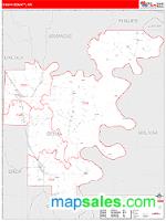Desha County, AR Wall Map Zip Code