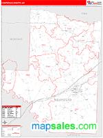 Hempstead County, AR Wall Map Zip Code