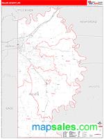 Miller County, AR Wall Map