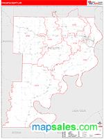 Phillips County, AR Wall Map Zip Code