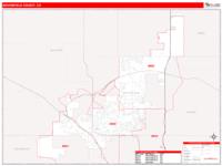 Broomfield County, CO Wall Map Zip Code