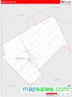 Bleckley County, GA Wall Map Zip Code
