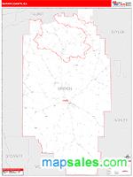 Marion County, GA Wall Map