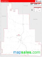 Schley County, GA Wall Map