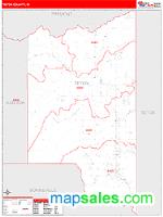 Teton County, ID Wall Map