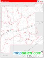 Fayette County, IL Wall Map