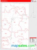 Warren County, IL Wall Map Zip Code