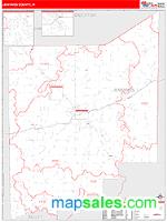 Jennings County, IN Wall Map Zip Code
