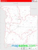 Parke County, IN Wall Map