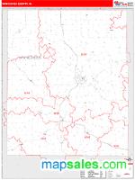 Winneshiek County, IA Wall Map Zip Code