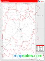 Graves County, KY Wall Map Zip Code