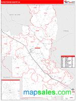 Natchitoches County, LA Wall Map