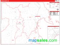 Alpena County, MI Wall Map Zip Code