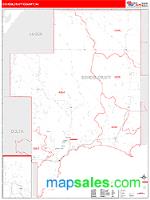 Schoolcraft County, MI Wall Map Zip Code