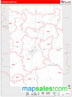 Kandiyohi County, MN Wall Map Zip Code