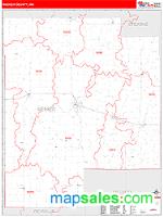 Meeker County, MN Wall Map Zip Code