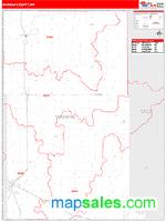 Wadena County, MN Wall Map Zip Code