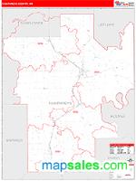 Humphreys County, MS Wall Map Zip Code