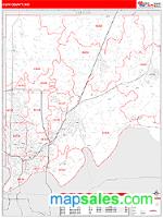 Clay County, MO Wall Map