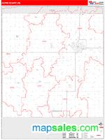Adams County, NE Wall Map Zip Code