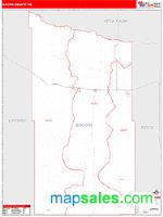 Brown County, NE Wall Map Zip Code