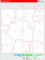 Fillmore County, NE Wall Map Zip Code