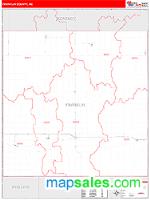 Franklin County, NE Wall Map
