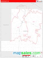 Gosper County, NE Wall Map