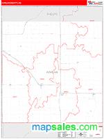 Harlan County, NE Wall Map Zip Code