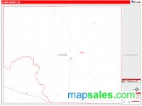 Hayes County, NE Wall Map Zip Code
