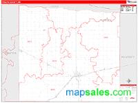 Phelps County, NE Wall Map Zip Code