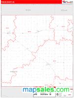 Pierce County, NE Wall Map Zip Code