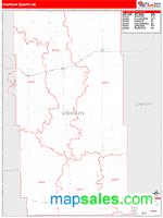 Sheridan County, NE Wall Map Zip Code