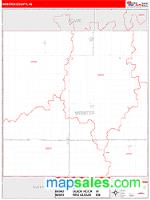 Webster County, NE Wall Map Zip Code
