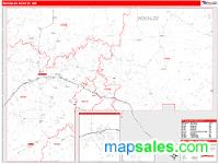 McKinley County, NM Wall Map Zip Code