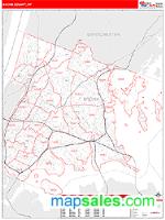 Bronx County, NY Wall Map