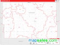 Cavalier County, ND Wall Map