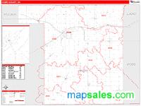 Henry County, OH Wall Map Zip Code