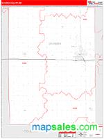 Davison County, SD Wall Map Zip Code