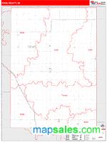 Deuel County, SD Wall Map Zip Code