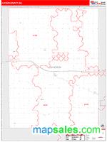 Hanson County, SD Wall Map Zip Code