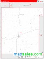 Cottle County, TX Wall Map Zip Code