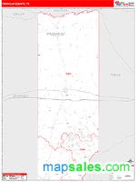 Franklin County, TX Wall Map Zip Code