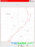 Hansford County, TX Wall Map
