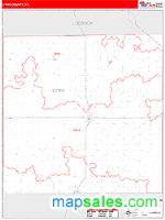 Lynn County, TX Wall Map Zip Code