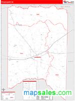 Titus County, TX Wall Map