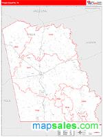 Tyler County, TX Wall Map