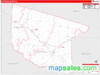 Nottoway County, VA Wall Map Zip Code
