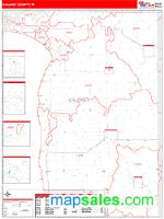 Calumet County, WI Wall Map Zip Code