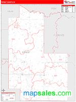 Forest County, WI Wall Map Zip Code